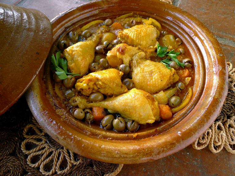 Chicken tagine in pot Chicken tagine in pot
