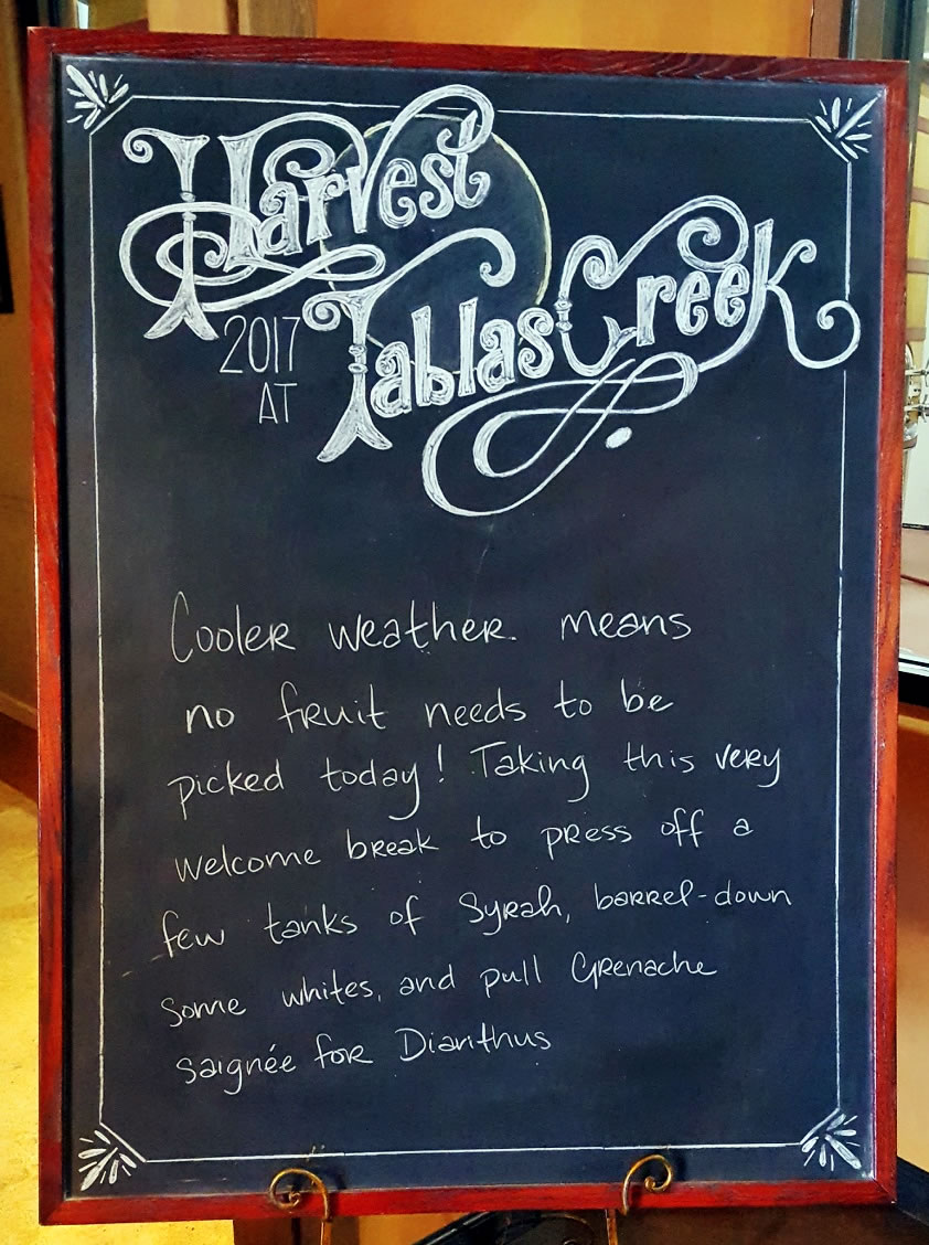 Harvest chalkboard interlude