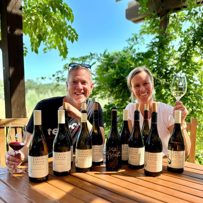 Jason and Chelsea tasting Fall 2024 VINsider shipment square Jason and Chelsea tasting Fall 2024 VINsider shipment square