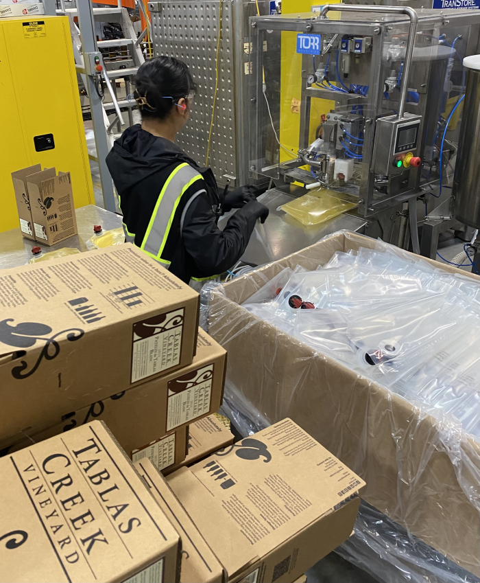 Bags Being Filled at Infinity Bags Being Filled at Infinity