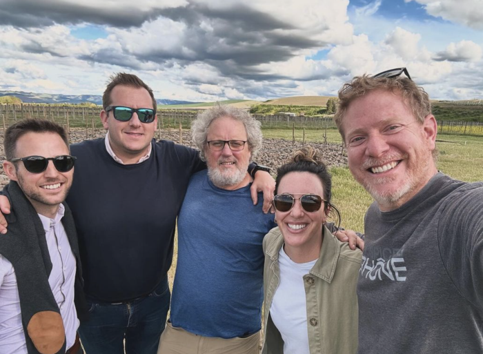 Jason Neil Cesar and Nicolas with Brooke Robertson Jason Neil Cesar and Nicolas with Brooke Robertson