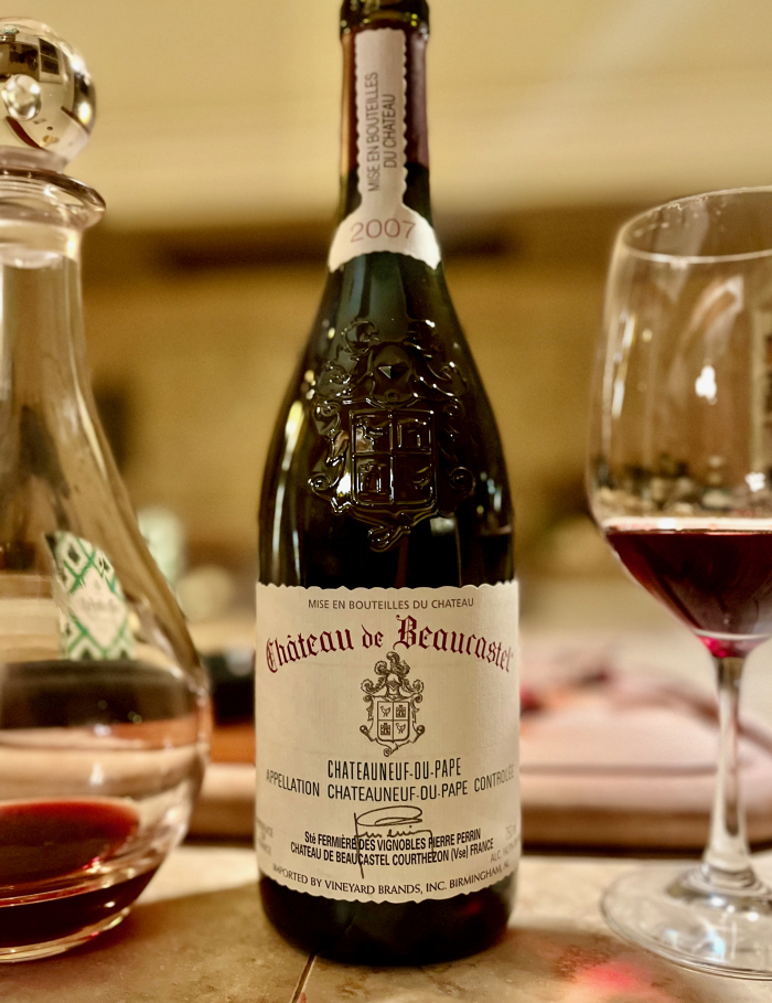 2007 Beaucastel Bottle 2007 Beaucastel Bottle