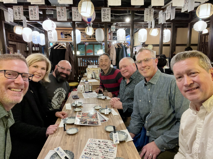 First night out with Paso Robles group in Tokyo First night out with Paso Robles group in Tokyo