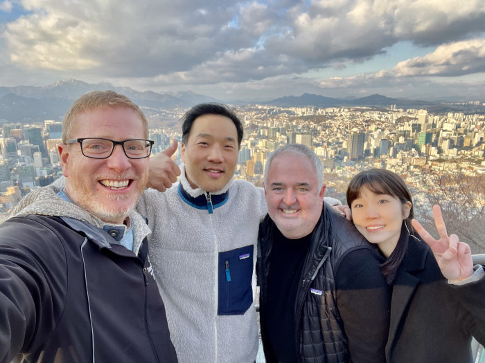 Jason and Mark with Yongbin and Katie Jason and Mark with Yongbin and Katie