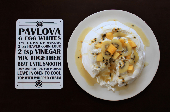 Pavlova Recipe Sign Pavlova Recipe Sign