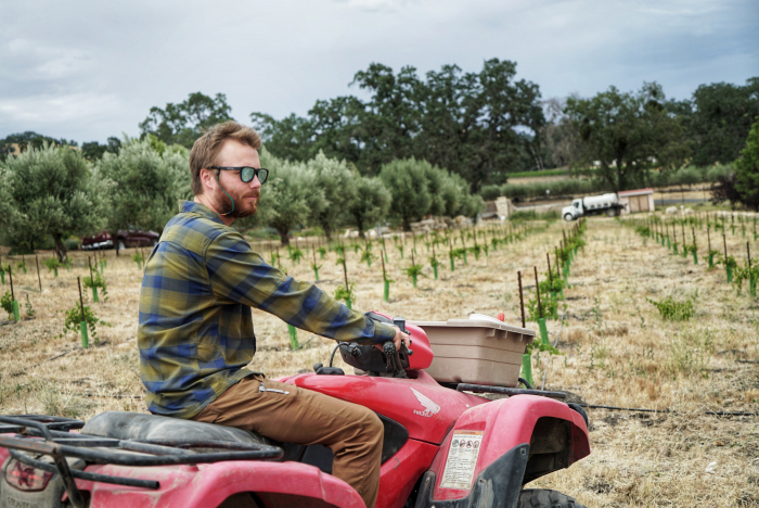Austin Collins on a quad Austin Collins on a quad