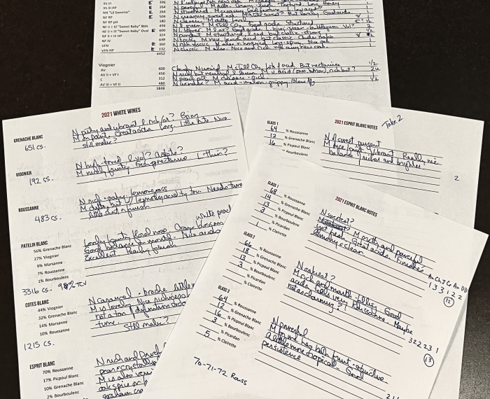 2021 White Blending Notes 2021 White Blending Notes