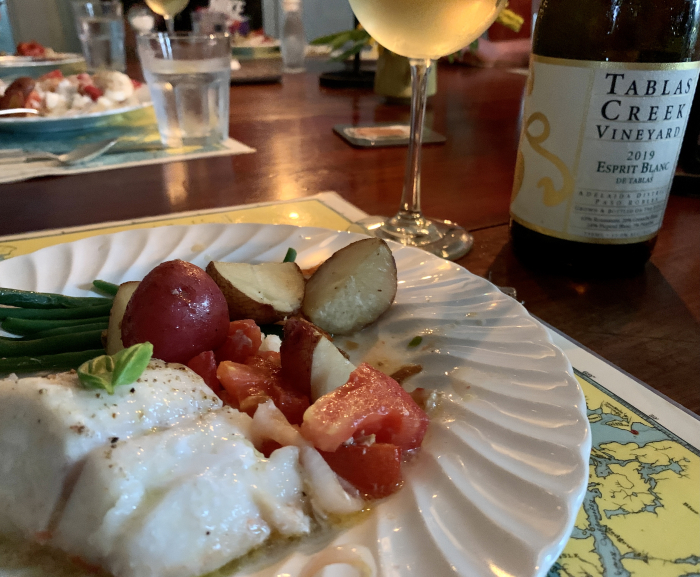 Esprit Blanc and Cod Esprit Blanc and Cod