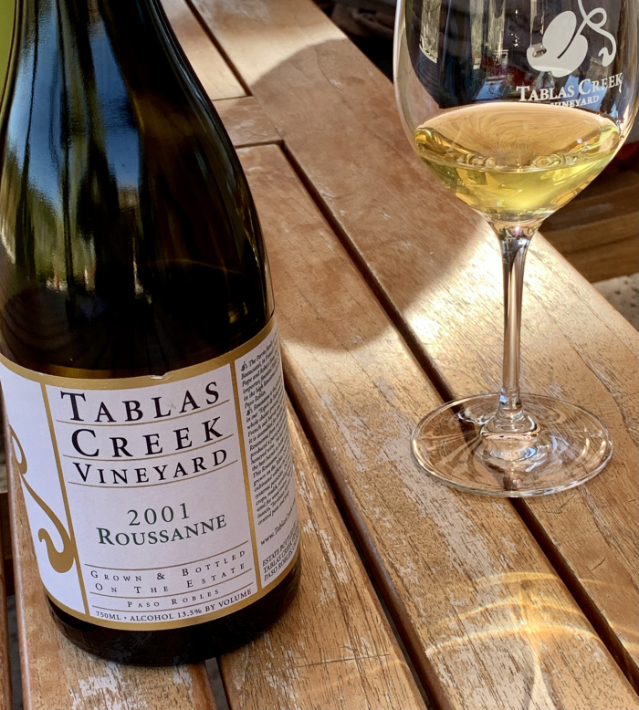2001 Roussanne on Patio 2001 Roussanne on Patio
