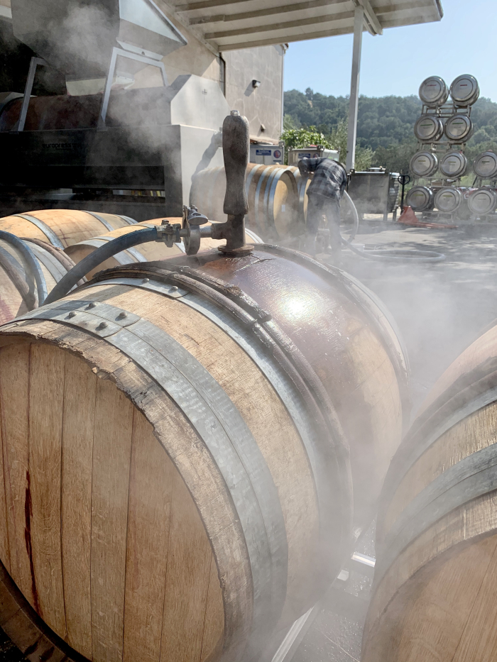 Washing barrels Washing barrels