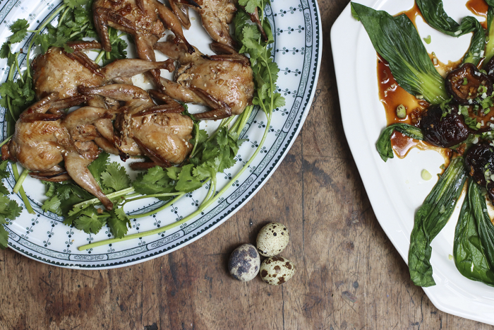 Quail and Bok Choy Meal Quail and Bok Choy Meal