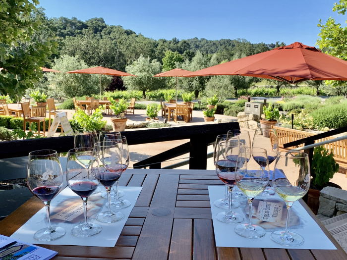 Outdoor tasting - tables Outdoor tasting - tables