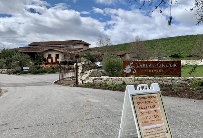 Tasting Room Closed for Coronavirus Tasting Room Closed for Coronavirus