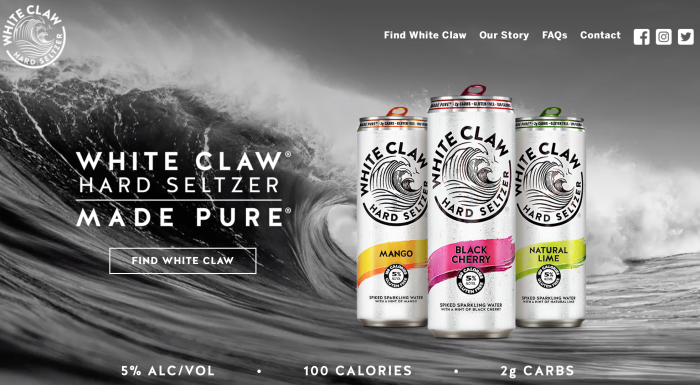 White Claw Home Page White Claw Home Page