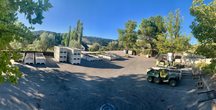 Mid-Sept Harvest - Parking Lot Panorama Mid-Sept Harvest - Parking Lot Panorama