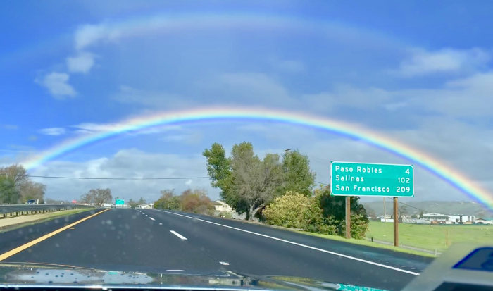 Rainbow over paso robles Rainbow over paso robles