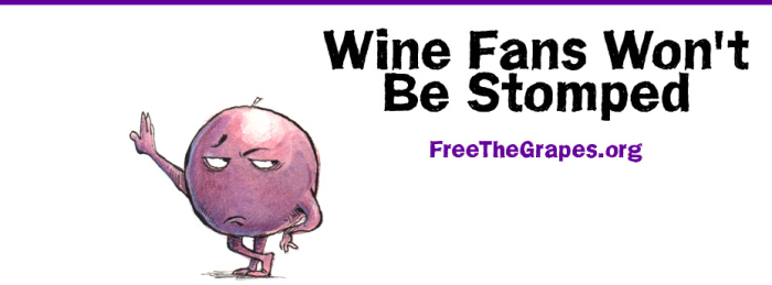 Free the grapes banner Free the grapes banner