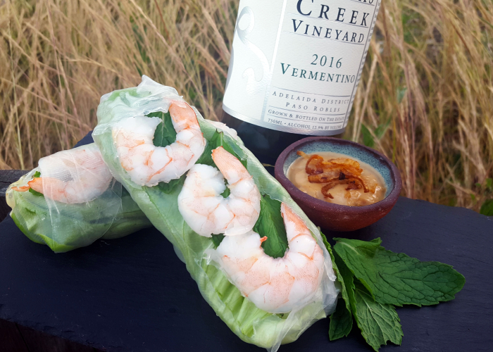 Verm shrimp roll Verm shrimp roll