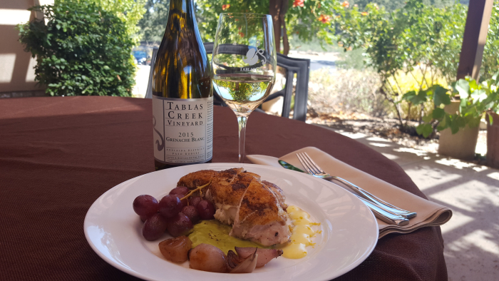 Finished with Grenache Blanc Finished with Grenache Blanc