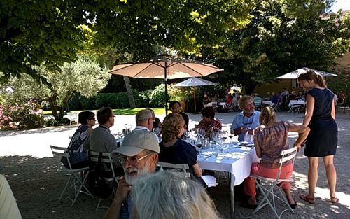 Lunch at Beaucastel