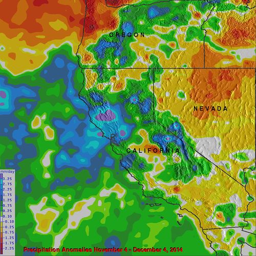 CA Precipitation vs Normal 4nov-4dec14 CA Precipitation vs Normal 4nov-4dec14