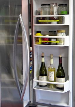 Wine in fridge Wine in fridge