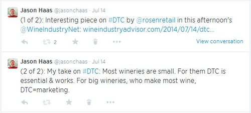 Direct sales tweets 1 Direct sales tweets 1