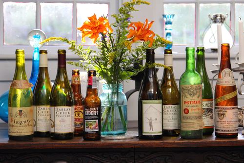 RZH - bottles on porch RZH - bottles on porch
