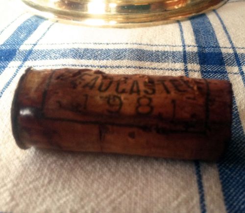 Beaucastel 1981 cork Beaucastel 1981 cork