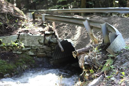 Irene - bridge damage Irene - bridge damage