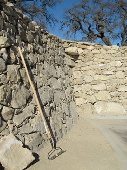 Limestone wall Limestone wall